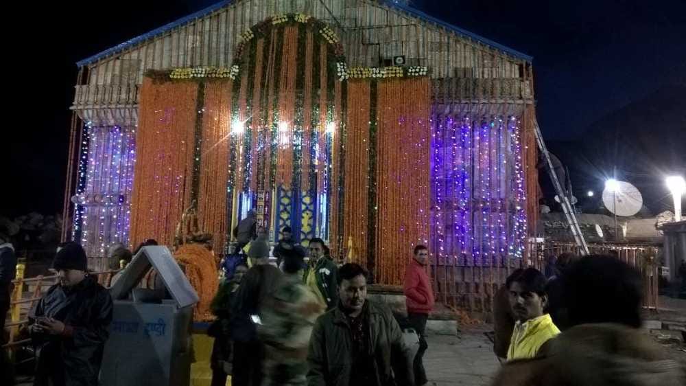 decoration of kedarnath dham for chardham yatra 2017