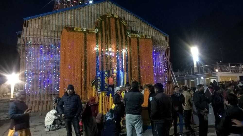 decoration of kedarnath dham for chardham yatra 2017