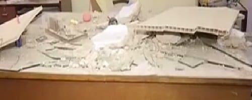plaster of ceiling fall on two judges in kota 