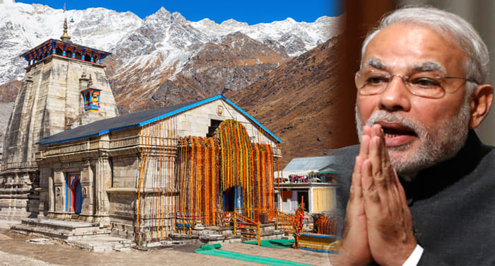 pm modi connection from kedarnath dham