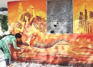 Vidur Kuti ready to wellcome Uma Bharti