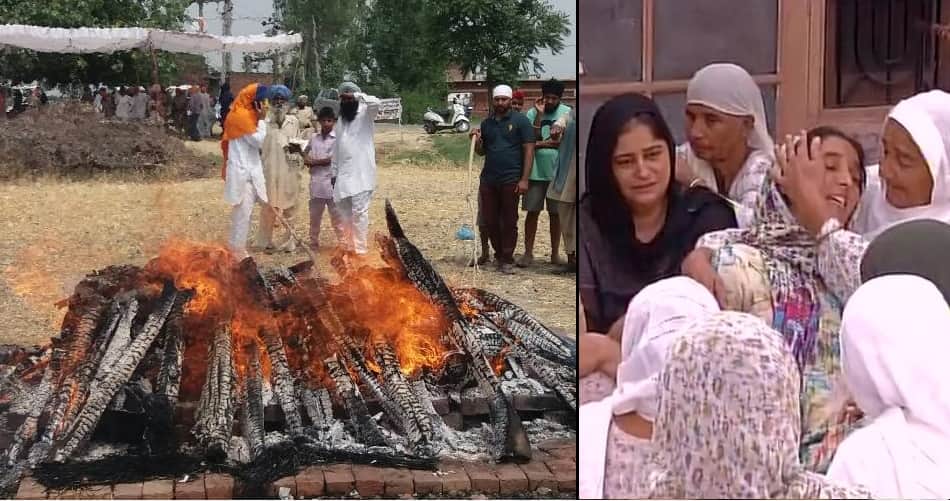 paramjit singh funeral, was martyred in jammu kashmir