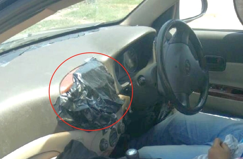 Three Dead Bodies Found in A Car at Ponta, live photos.