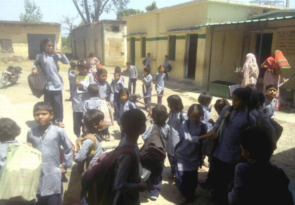 villagers lock School in haridwar
