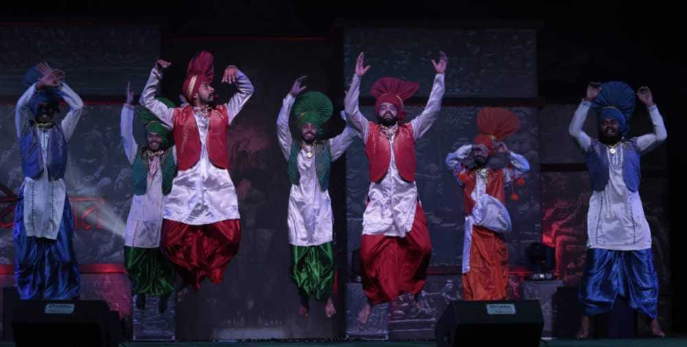 Folk arts performance in virasat 2017