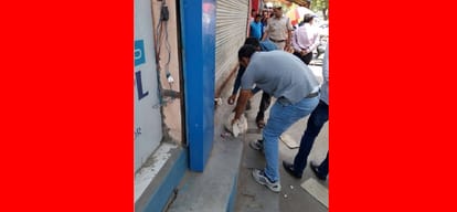 Police made fir against 40 people for avulsion in wine shop