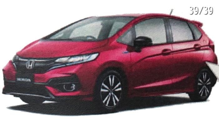 new face-lifted honda jazz seen in america during testing 