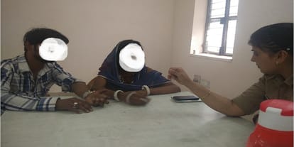 Lover duo reached police station by taking intoxicant substance, said- we want to get married 