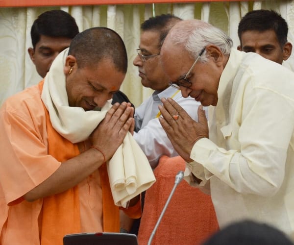 chief minister adityanath addressed to party leaders in UP assembly.