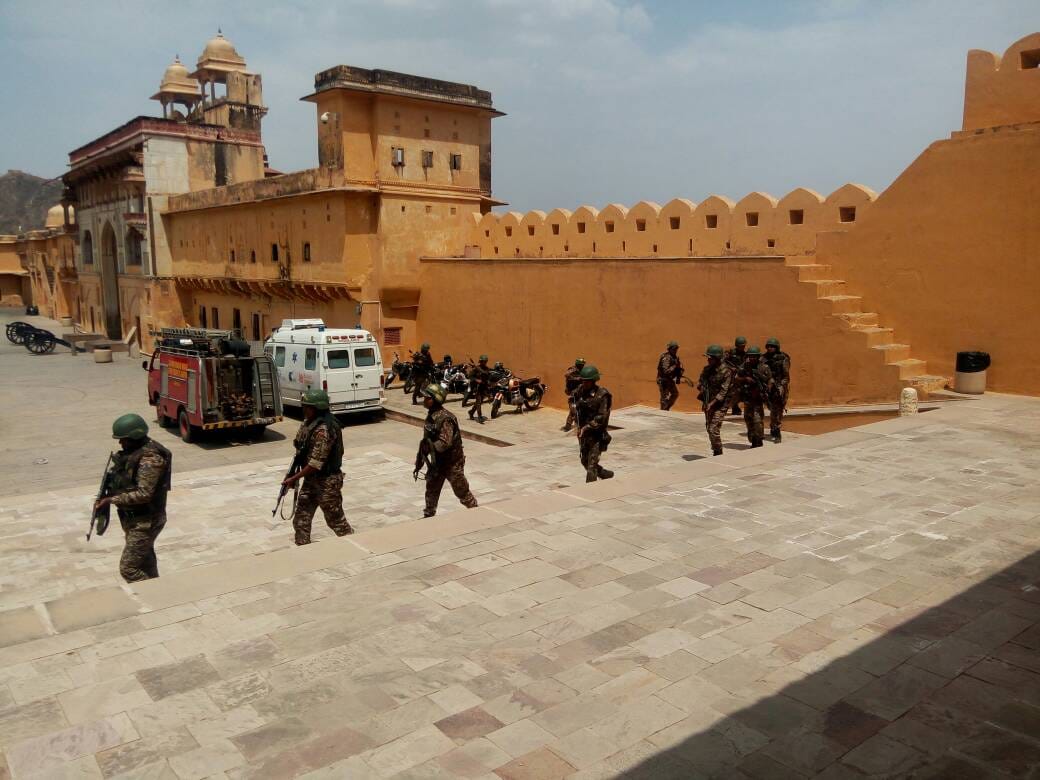Commando rescued terrorists hostage in Amer Mahal, it's drill operation in jaipur