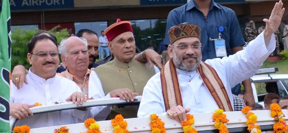 Team Amit Shah Starts Campaign for BJP in Himachal.