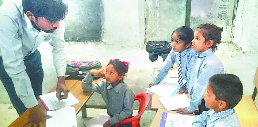 The class three did not come to write grandfather