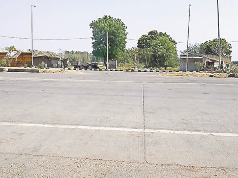 Illegal cut is highway