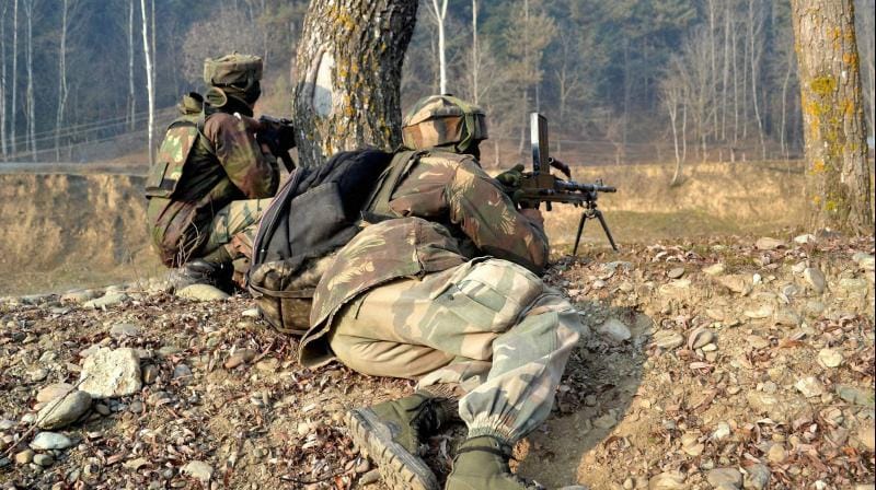 Army in preparation for counter-action together from Naushera to Poonch