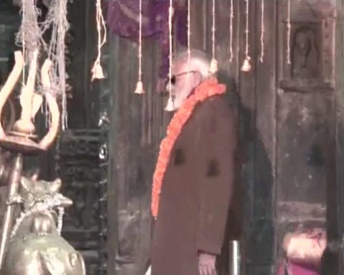 pm narendra modi rudrabhishek in kedarnath dham