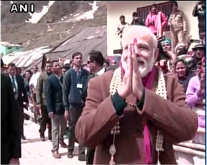 pm narendra modi rudrabhishek in kedarnath dham