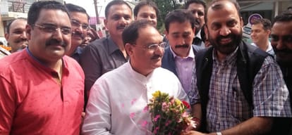 Amit shah visit to palampur himachal kangra