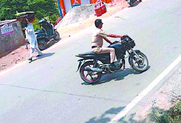 Police personnel blown away by the rules themselves