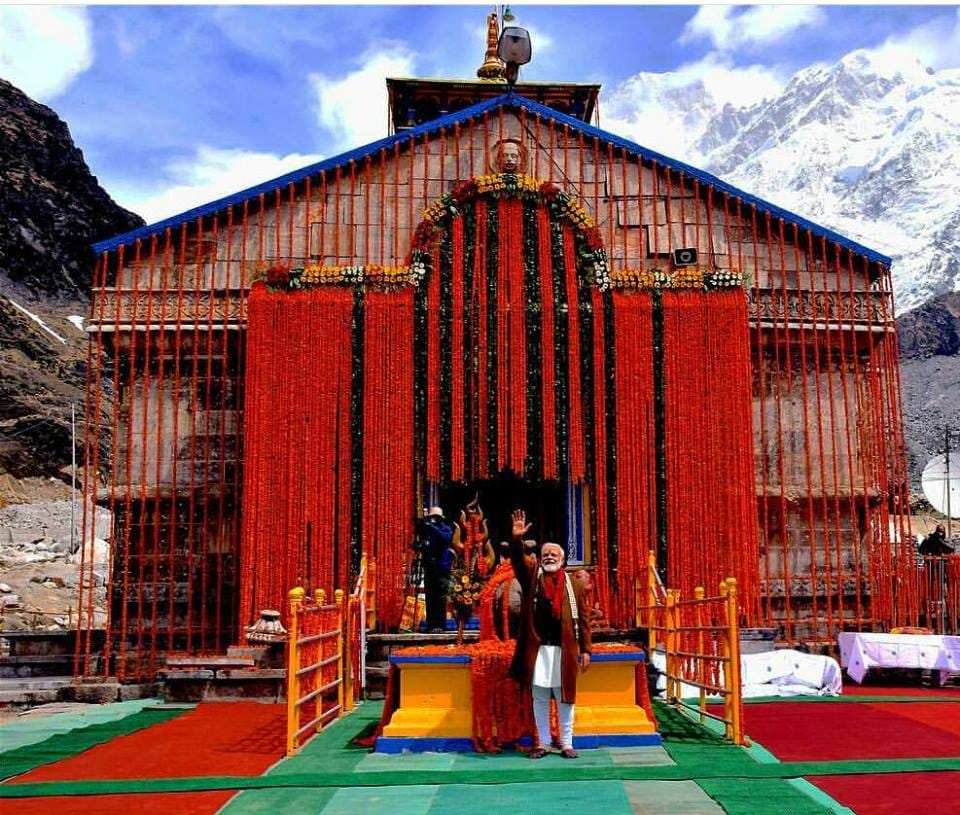 pm narendra modi wish from kedarnath baba