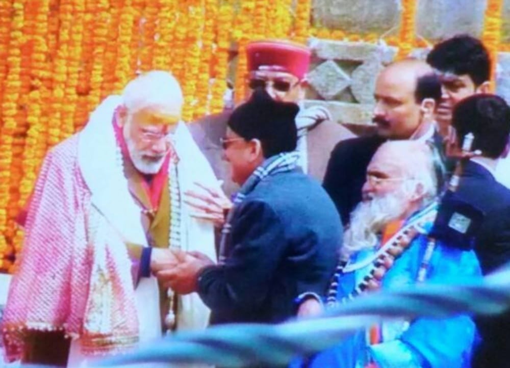 pm narendra modi wish from kedarnath baba