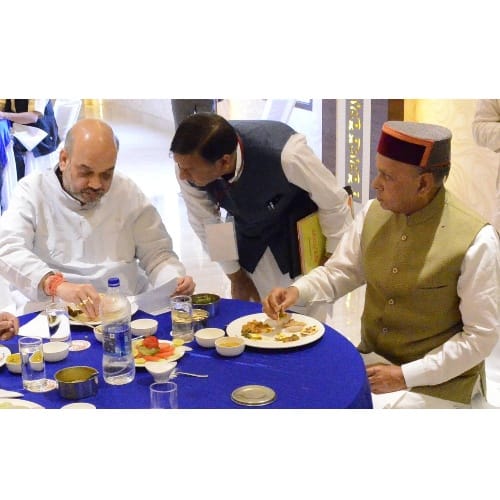 BJP national President Amit Shah Roadshow from Kangra Airport to Palampur