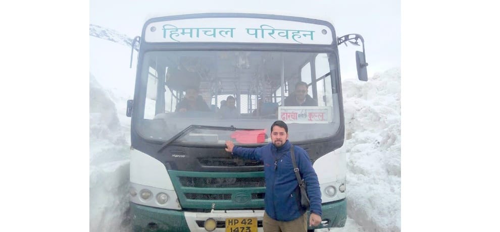 Rohtang Pass Reinstated, Hrtc bus service started from manali to lahaul