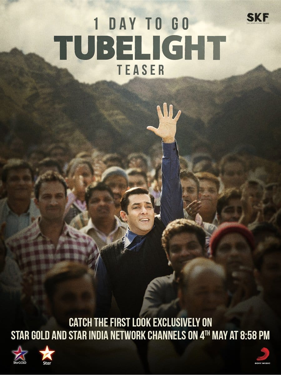 Salman Khan Posts Fifth Poster Of Upcoming Film 'Tubelight' 