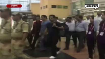 Salman Khan spotted with rumoured girlfriend Lulia Vantur at a wedding in Udaipur