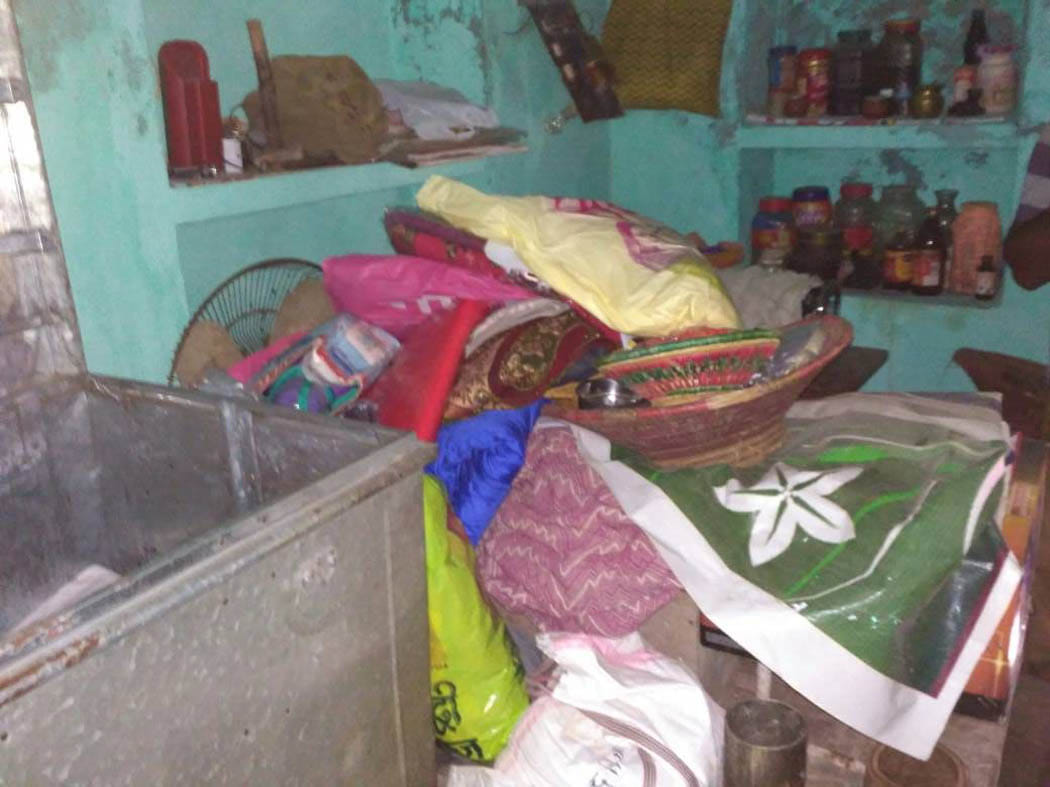 Thieves fleeing after attacking the young woman