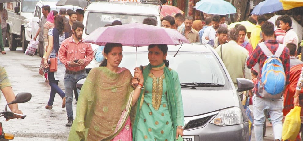 Weather: Rain in shimla himachal pradesh