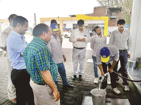 Chip of search dump collection in petrol pumps