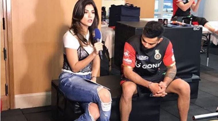Virat Kohli was looking at the cue card says Archana Vijaya on viral picture
