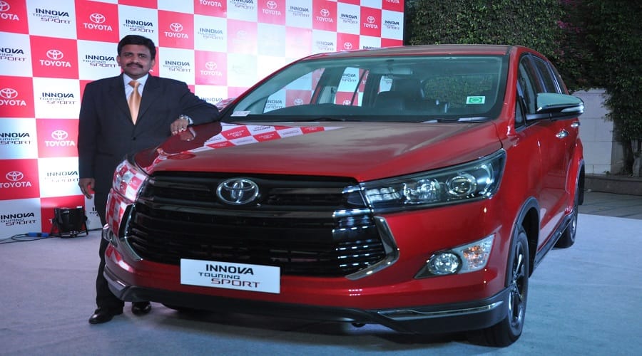 toyota launches innova touring sport