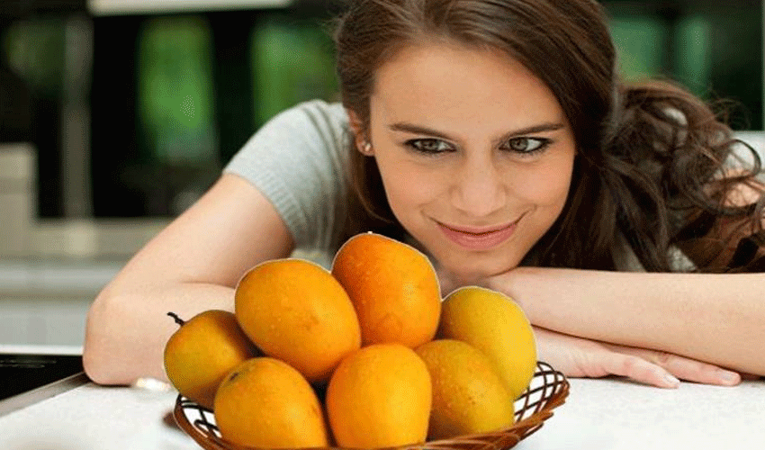 use mango for glowing wrinkle skin