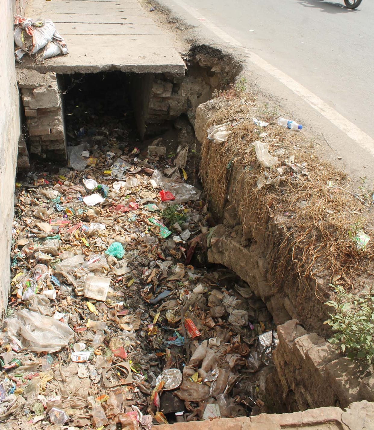 Trouble growing dirt-laden drains