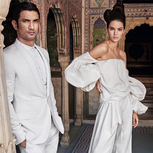  photoshoot of sushant singh raajput and Kendall Jenner for vogue india
