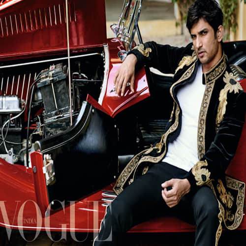 photoshoot of sushant singh raajput and Kendall Jenner for vogue india