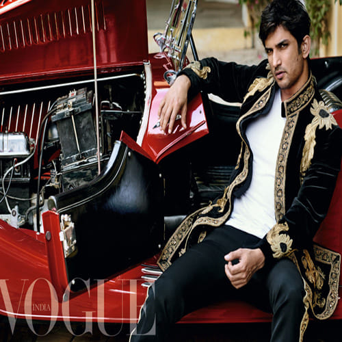  photoshoot of sushant singh raajput and Kendall Jenner for vogue india
