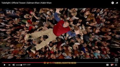 BOLLYWOOD MOST AWAITED FILM TUBELIGHT TEASER RELEASED