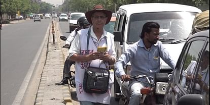 Special story on traffic baba , teaching commuters about traffic rules  