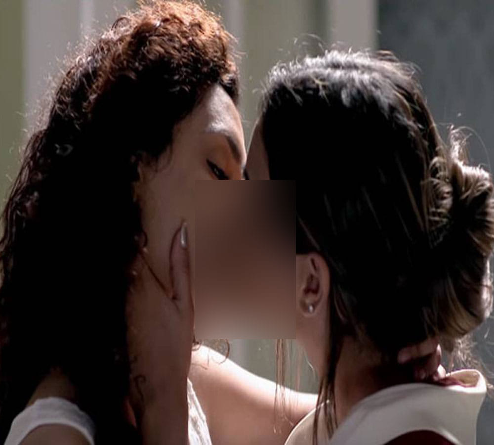 Nia Sharma LIPLOCK with female co-star Isha Sharma in a web series twisted