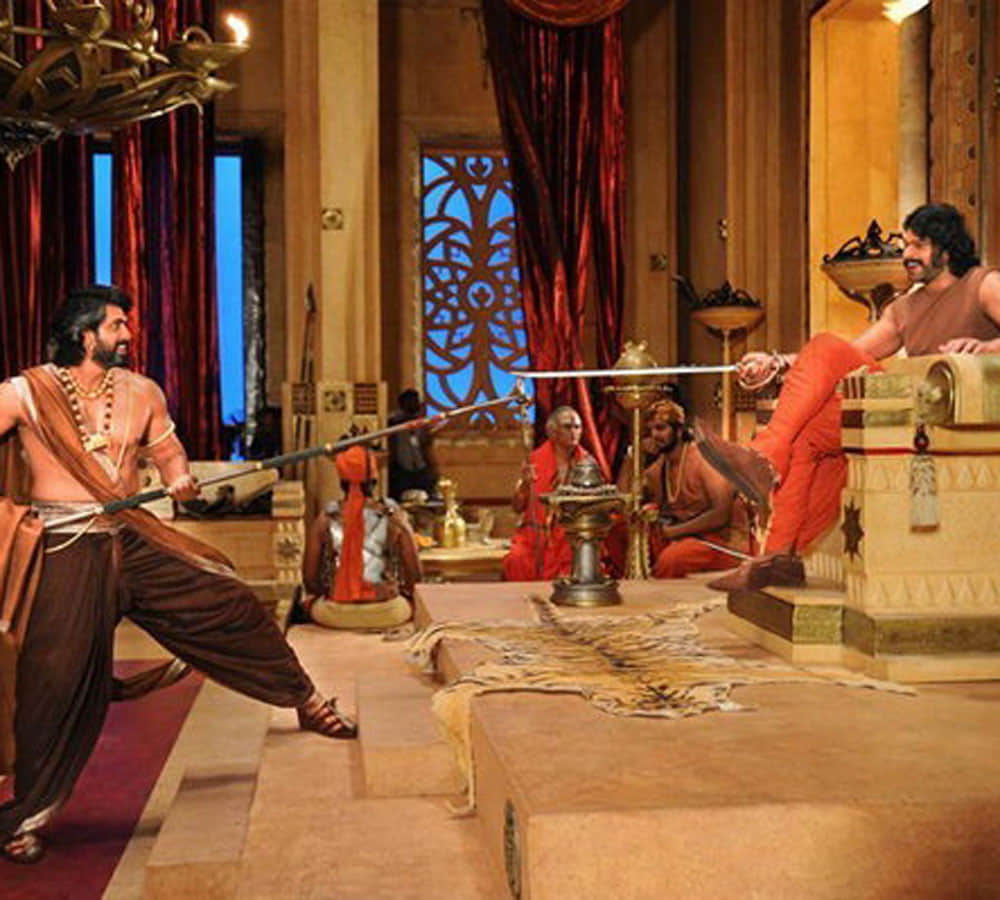 1 year complrete of baahubali 2 know about this big mistake in a scene
