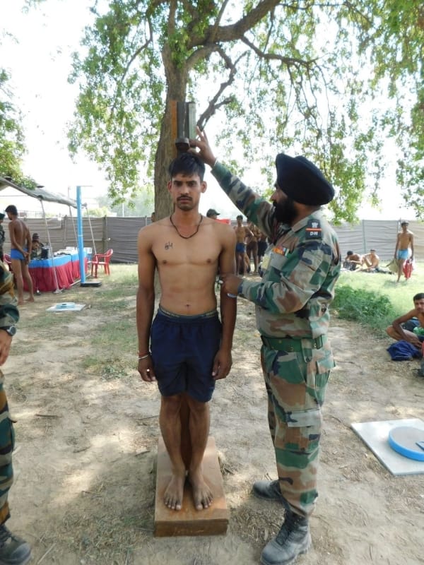 army recruitment begins in mainpuri