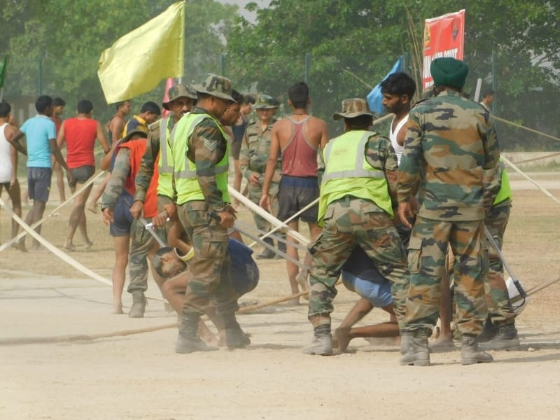 army recruitment begins in mainpuri