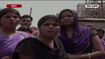 family protest against hospital staff after child death 