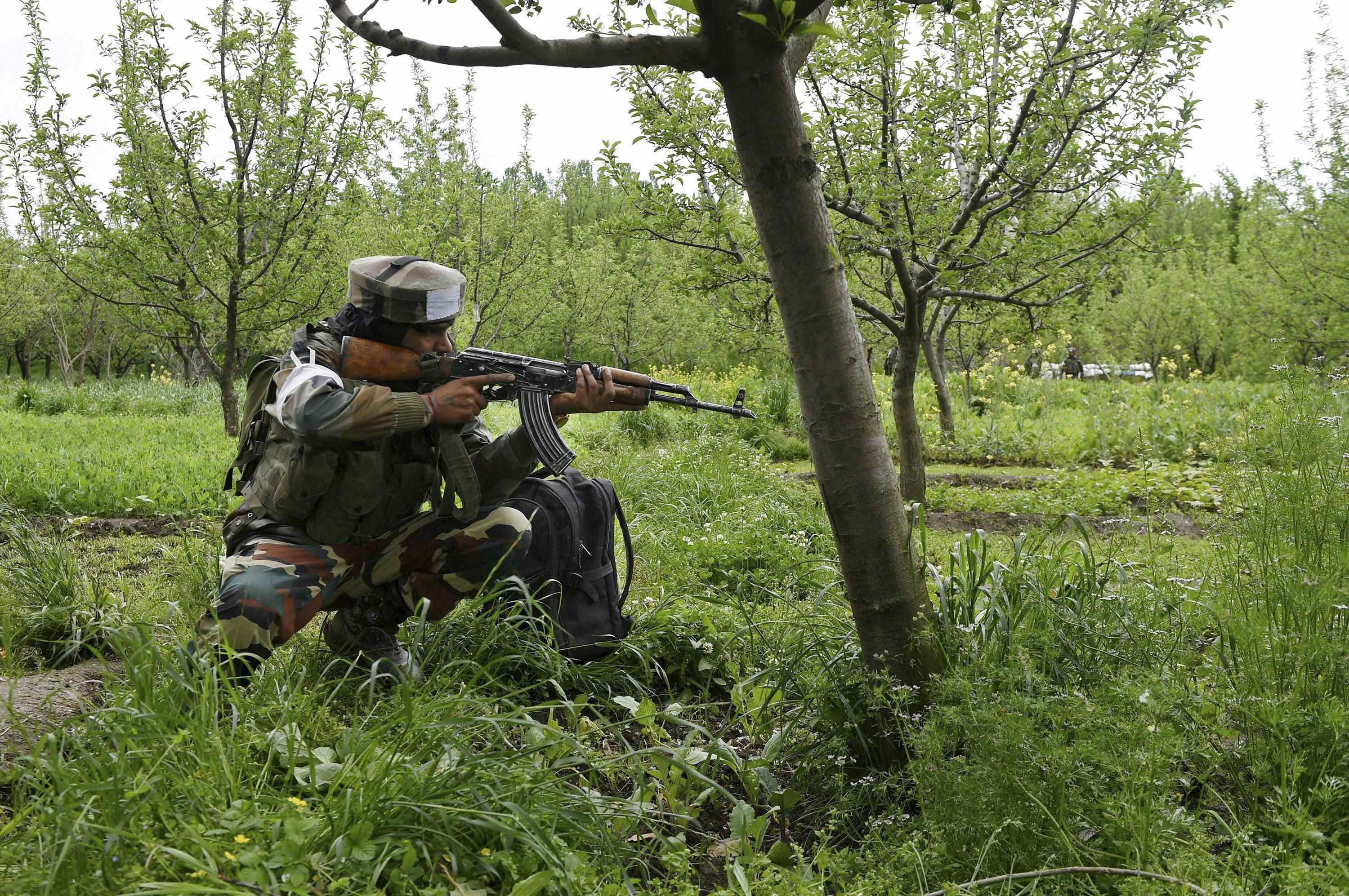Security forces cordoned off more than 20 villages of Shopian 