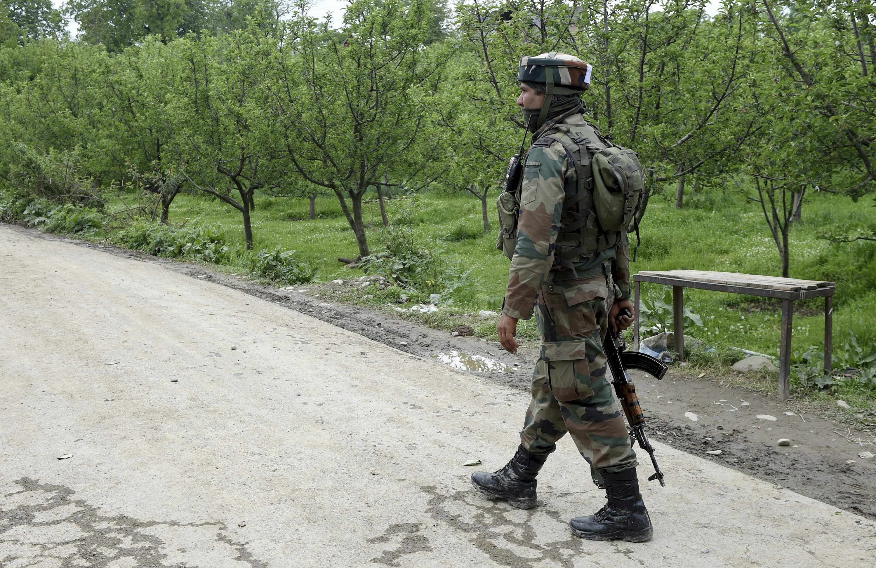 Security forces cordoned off more than 20 villages of Shopian 