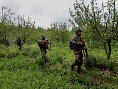 encounter underway in nawgan sector