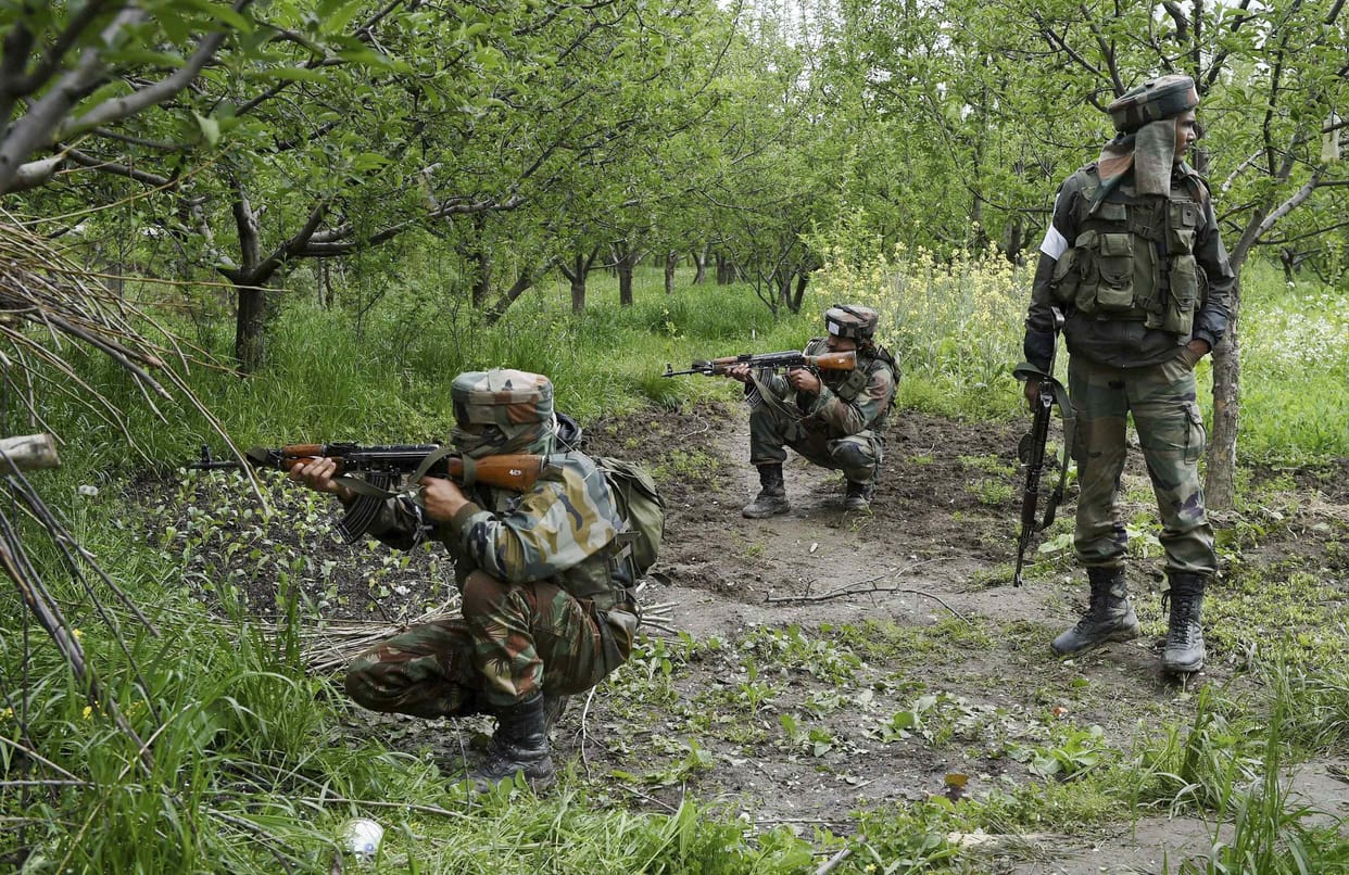 Security forces cordoned off more than 20 villages of Shopian 