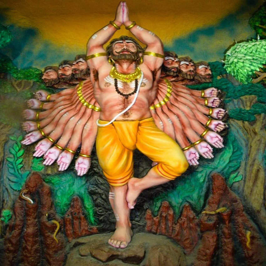 ravana worshipped before lord shiva 
